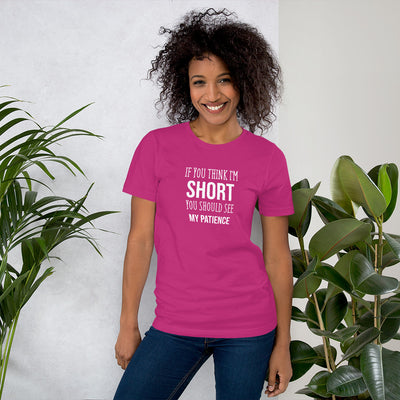 My Short Patience - Women's Shirt - Liners Gone Wild