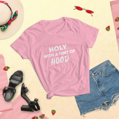 Holy with a Hint of Hood - Women's short sleeve t-shirt - Liners Gone Wild