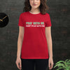 Pray With Me, Don't Play With Me - Women's short sleeve t-shirt - Liners Gone Wild